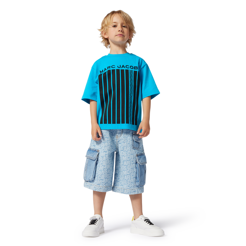 T-shirt en coton bicolore MARC JACOBS 
                        GARCON