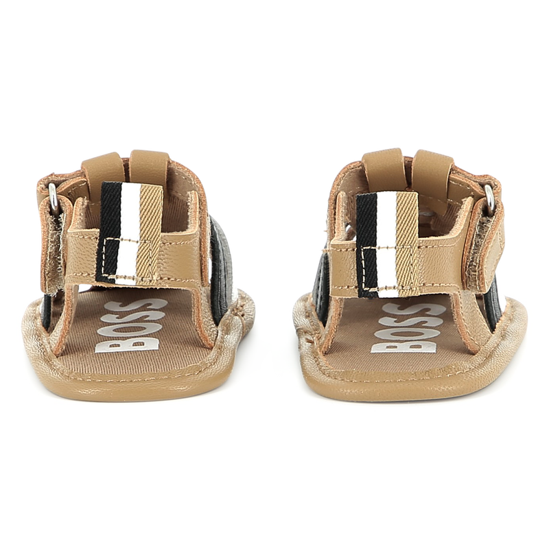 Sandalettes avec fermeture par bandes auto aggripa BOSS 
                        GARCON