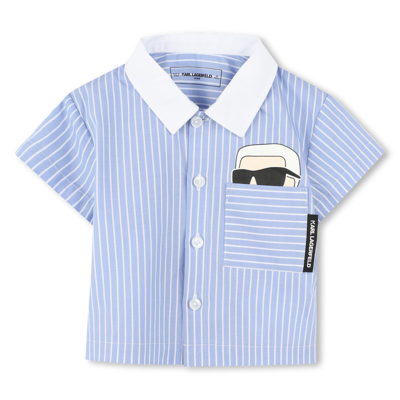 OVERHEMD + KORTE SET KARL LAGERFELD KIDS 
                        BOY