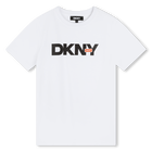 Katoenen T-shirt korte mouwen, WIT, hi-res