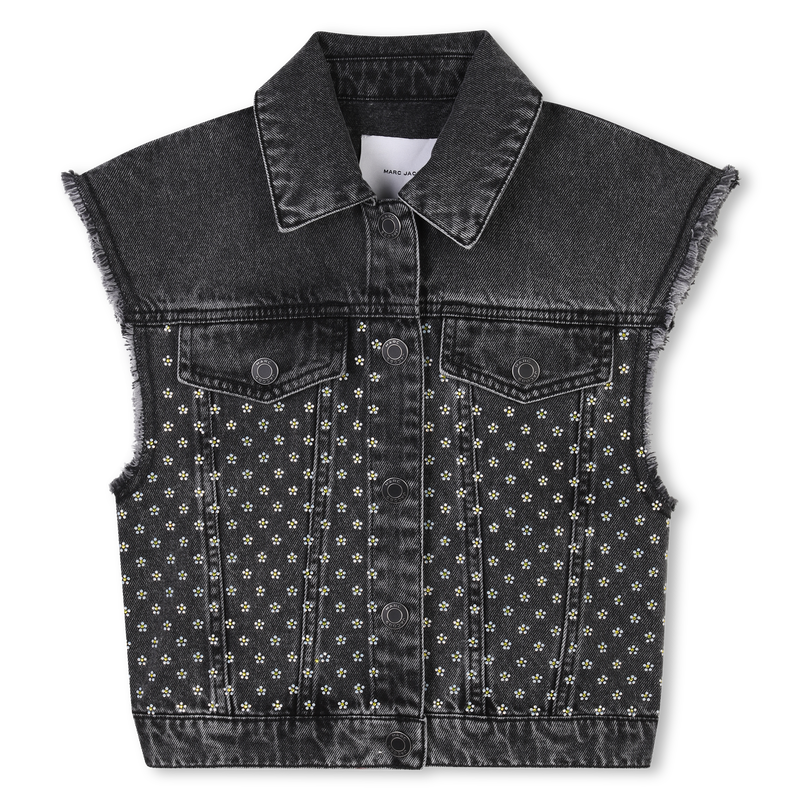 Veste sans manche en jean MARC JACOBS 
                        FILLE