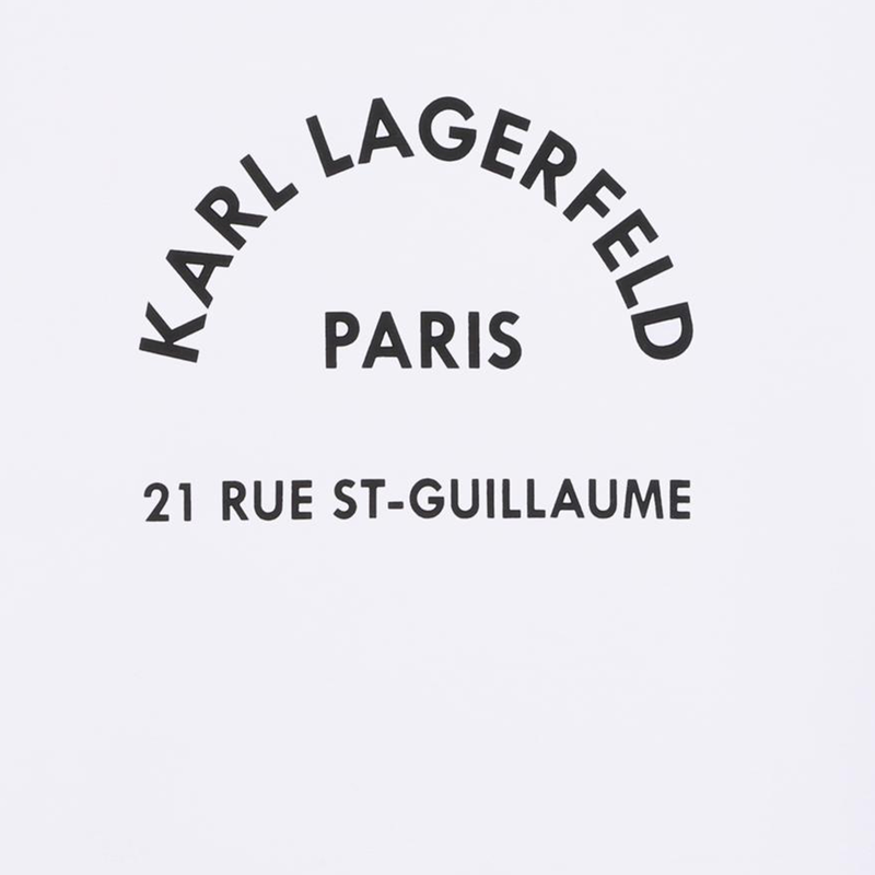 T-shirt avec imprim&eacute; plac&eacute; KARL LAGERFELD KIDS 
                        FILLE