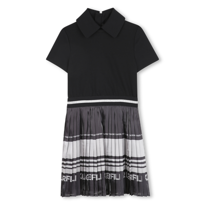 Robe &agrave; manches courtes KARL LAGERFELD KIDS FILLE