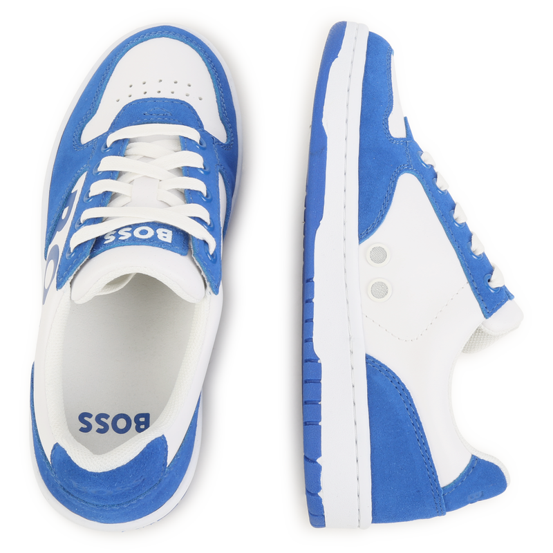 Lace-up logo sneakers