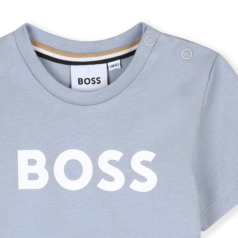 T-SHIRT MET KORTE MOUWEN BOSS 
                        BOY