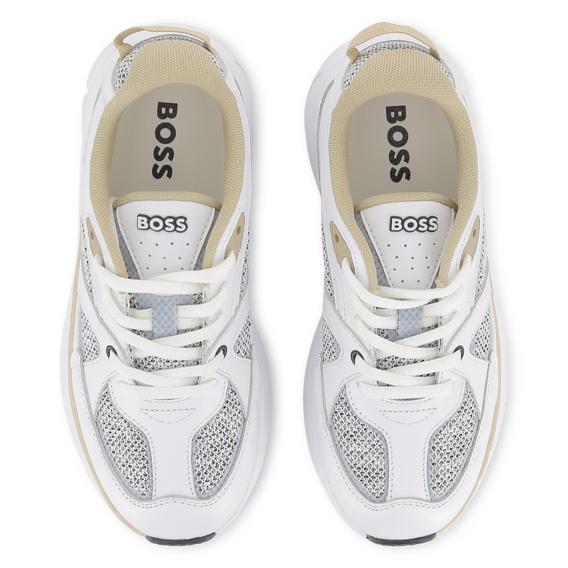 SNEAKERS MET VETERS BOSS 
                        BOY