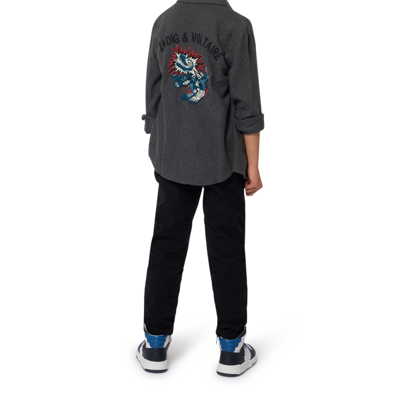 Broek van katoenen twill ZADIG & VOLTAIRE 
                        BOY