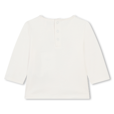 T-shirt avec imprim&eacute; plac&eacute; CARREMENT BEAU FILLE