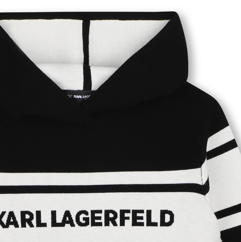 Sweater met capuchon KARL LAGERFELD KIDS 
                        BOY