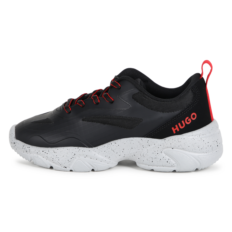 Stoffen sneakers met veters HUGO 
                        BOY