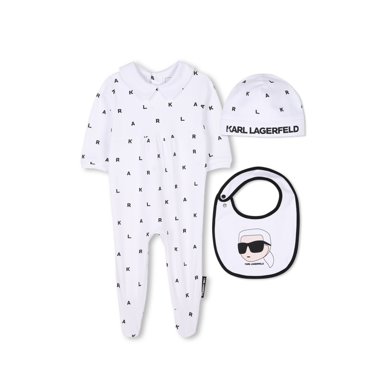 Ensemble naissance 3 pi&egrave;ces KARL LAGERFELD KIDS 
                        GARCON