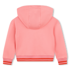 Sweat-shirt zipp&eacute; en molleton KENZO KIDS 
                    FILLE
