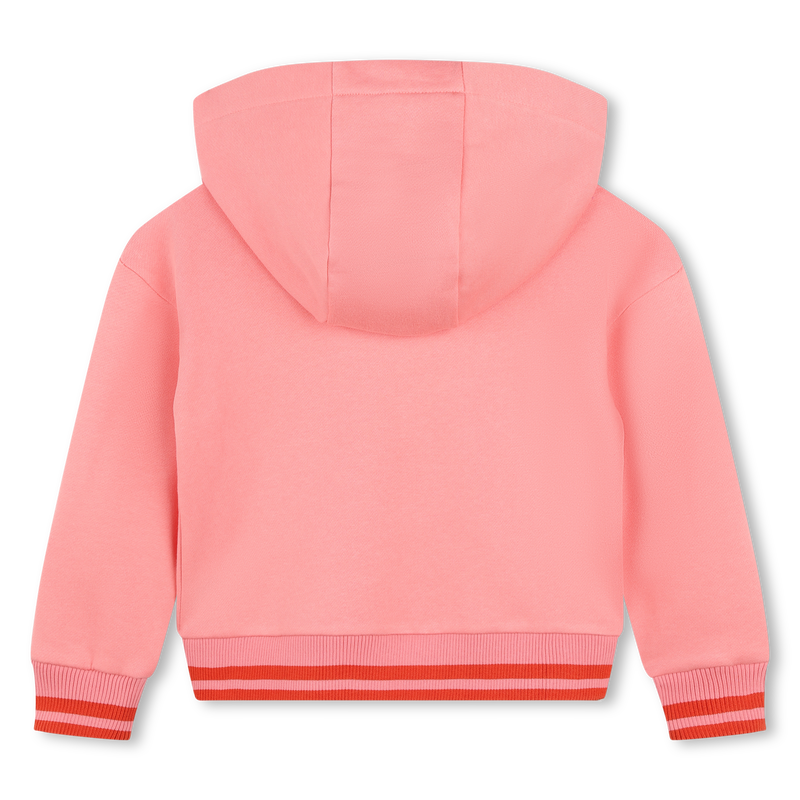 Sweat-shirt zipp&eacute; en molleton KENZO KIDS 
                        FILLE