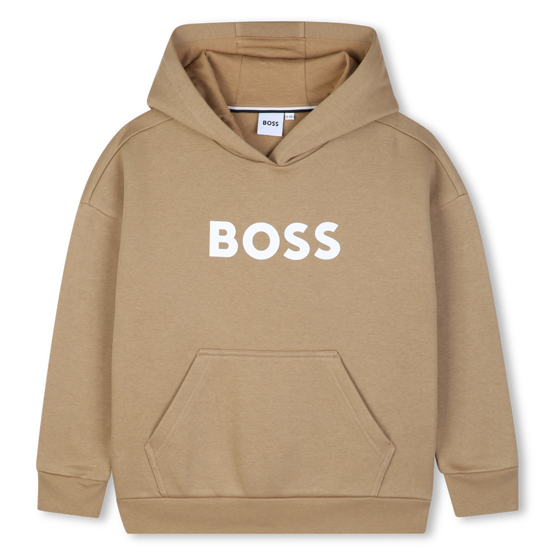 Sweat-shirt-shirt &agrave; capuche BOSS 
                        GARCON