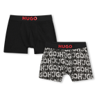 Lot de 2 boxers en coffret HUGO 
                    GARCON
