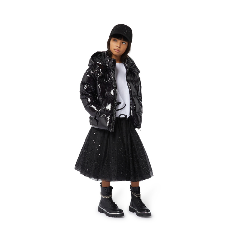 Jupon en tulle  orn&eacute;e de sequins KARL LAGERFELD KIDS 
                        FILLE