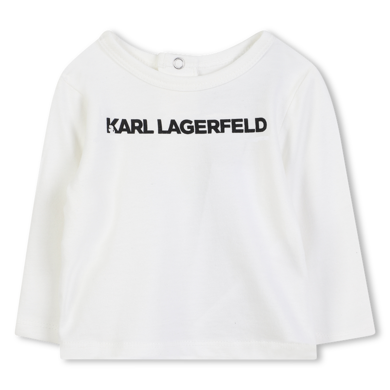 Ensemble t-shirt, caleçon et foulard KARL LAGERFELD KIDS 
                        GARCON
