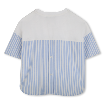 T-shirt bimati&egrave;re avec imprim&eacute; KARL LAGERFELD KIDS FILLE