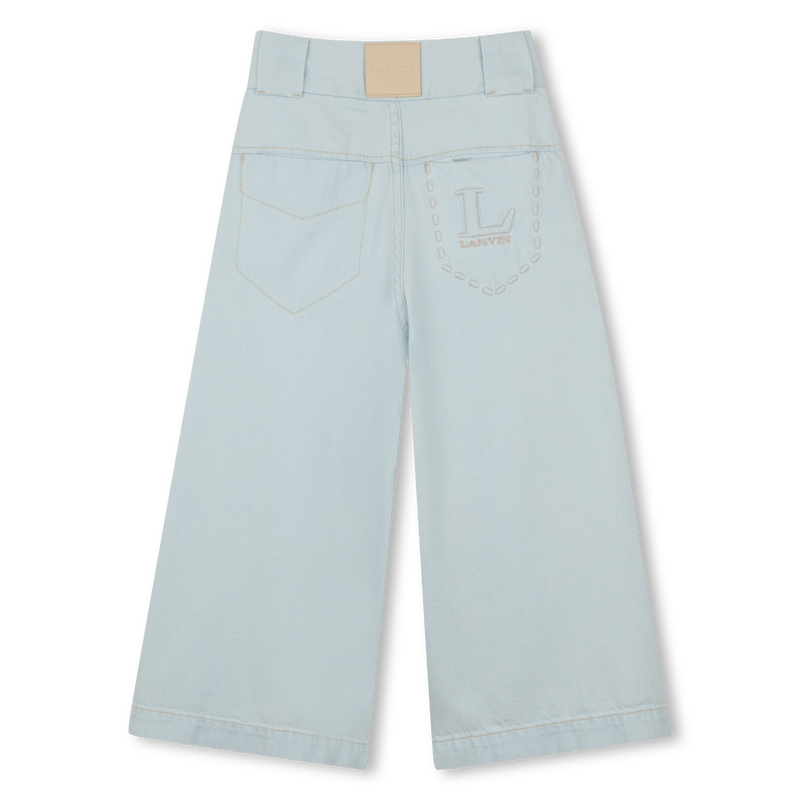 BROEK MET WIJDE PIJPEN LANVIN 
                        GIRL
