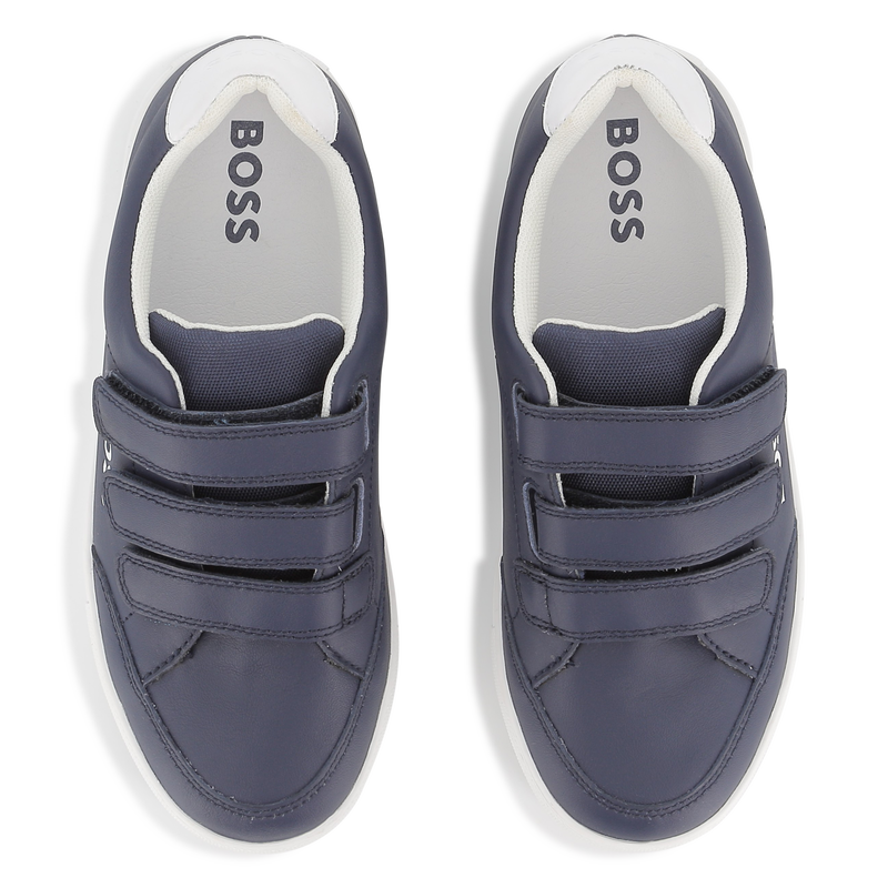 Baskets en cuir de vachette BOSS 
                        GARCON