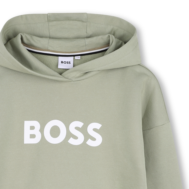 Sweat-shirt-shirt &agrave; capuche BOSS 
                        GARCON