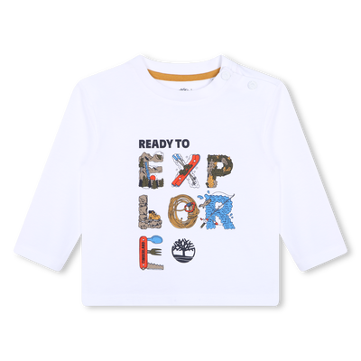 T-shirt &agrave; manches longues TIMBERLAND GARCON