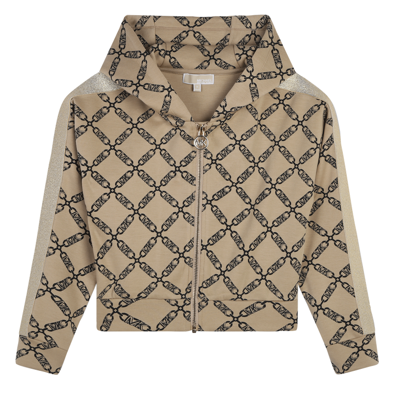 Cardigan &agrave; capuche zipp&eacute; MICHAEL KORS 
                        FILLE