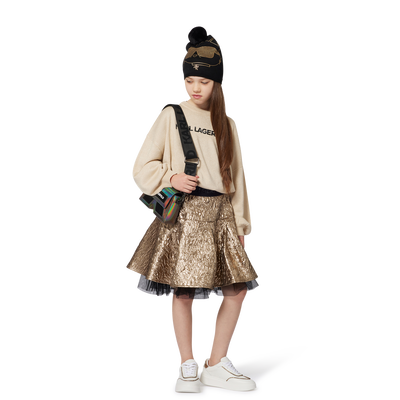 Pull en tricot KARL LAGERFELD KIDS FILLE