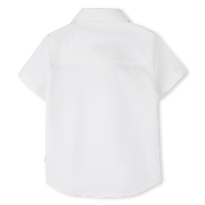 Katoenen overhemd korte mouwen BOSS BOY