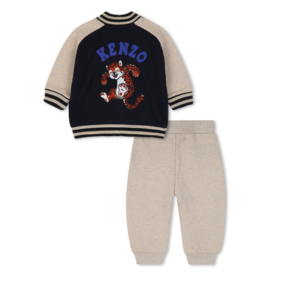 Ensemble cardigan et pantalon KENZO KIDS GARCON