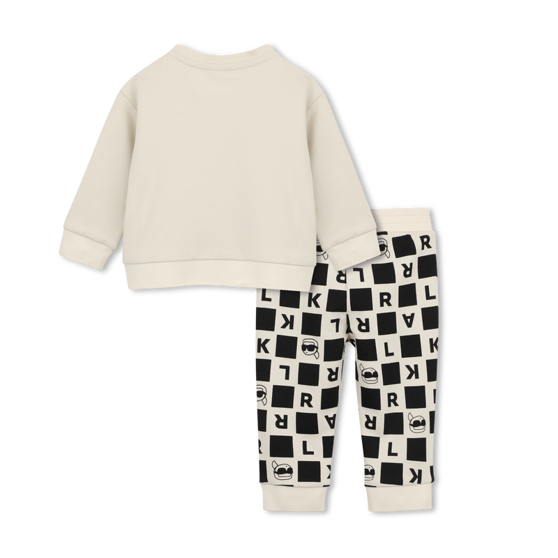 Sweat- en broekset KARL LAGERFELD KIDS 
                        JONGEN