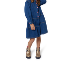 Robe en denim &agrave; col chemise BILLIEBLUSH 
                    FILLE