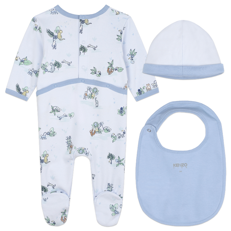 Pyjama, slabbetje en muts KENZO KIDS 
                        BOY