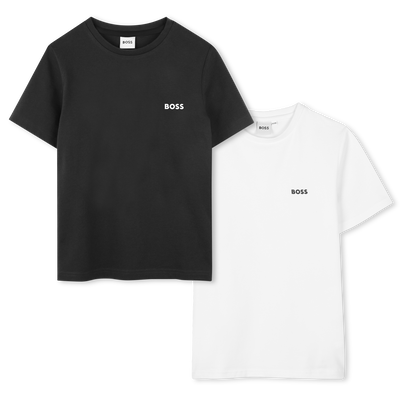 LOT DE 2 T-SHIRTS BOSS GARCON