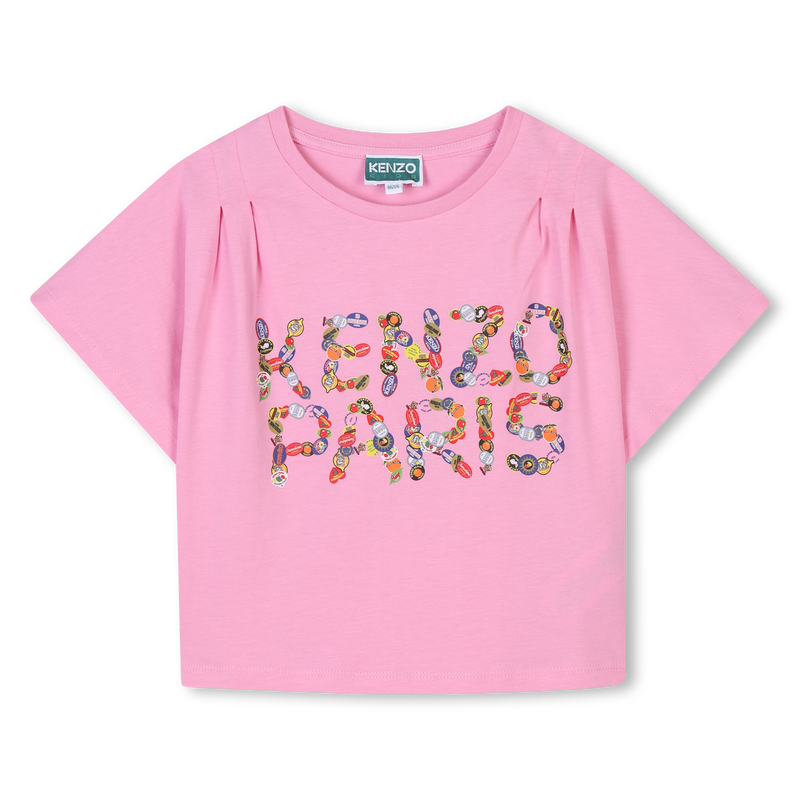 T-shirt &agrave; manches courtes KENZO KIDS 
                        FILLE