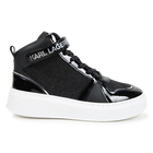 Hoge lederen sneakers KARL LAGERFELD KIDS 
                    GIRL