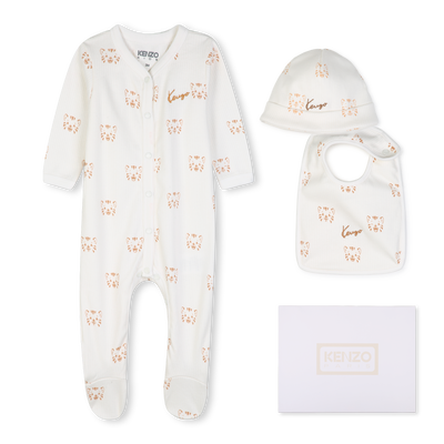 Pyjama set, muts en slabbetje KENZO KIDS JONGEN