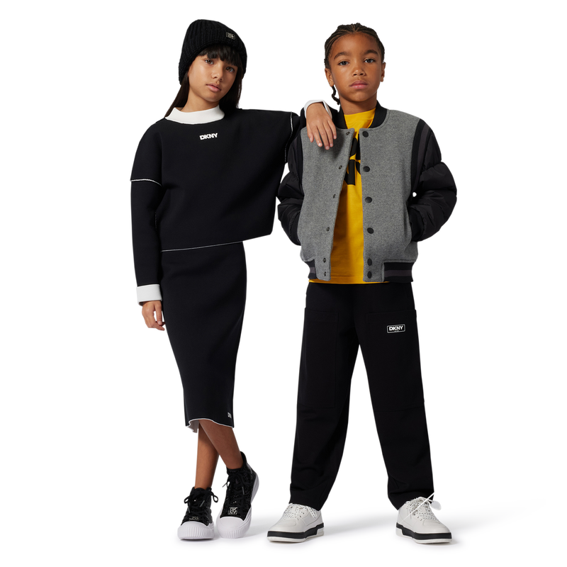 Omkeerbare gebreide trui DKNY 
                        GIRL