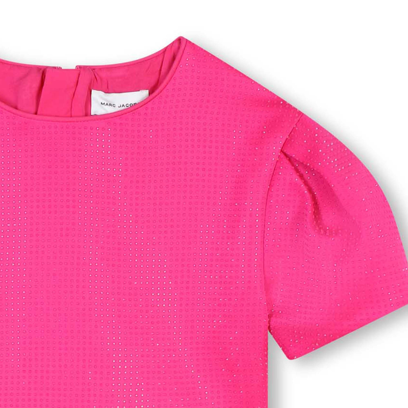 Feestelijke jurk van satijn MARC JACOBS 
                        GIRL