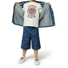 Veste en jean imprim&eacute;e KENZO KIDS 
                    UNISEXE