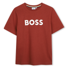 Tee-shirt manches courtes, BURNT RED, hi-res