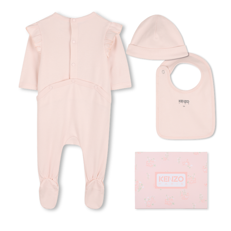 ENSEMBLE PYJAMA, BONNET ET BAVOIR KENZO KIDS 
                        FILLE