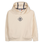 Sweatshirt met capuchon, CREME, hi-res