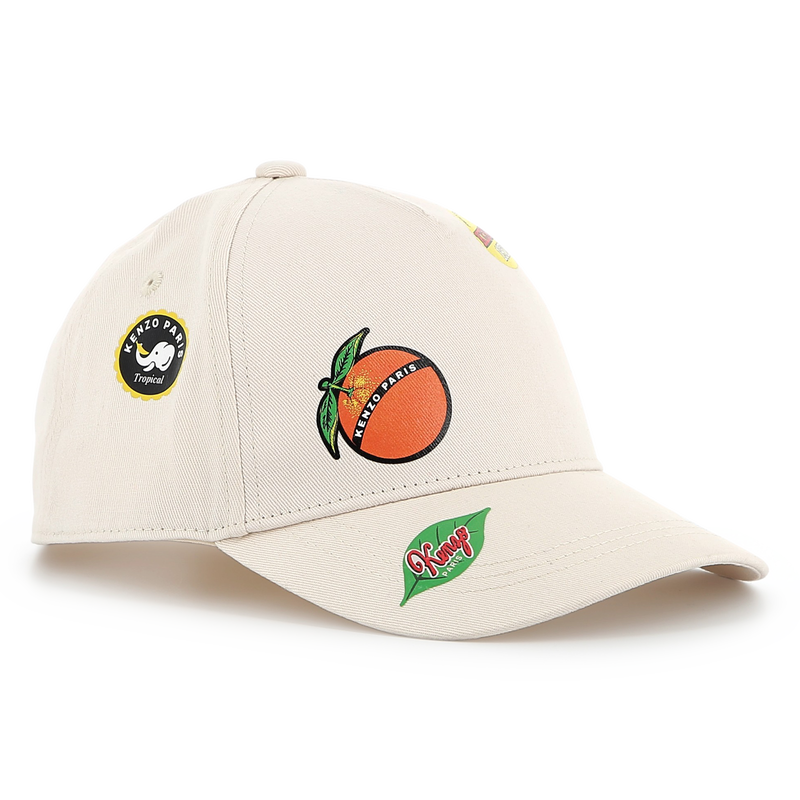 Katoenen pet met prints KENZO KIDS 
                        UNISEX