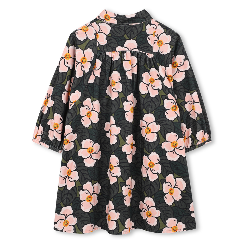 Robe &agrave; manches longues bouffantes KENZO KIDS 
                        FILLE