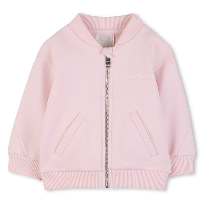 SWEAT ZIPP&Eacute; &Agrave; CAPUCHE GIVENCHY FILLE