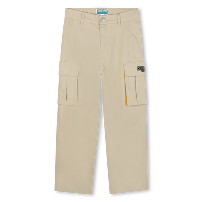 Katoenen broek KENZO KIDS BOY