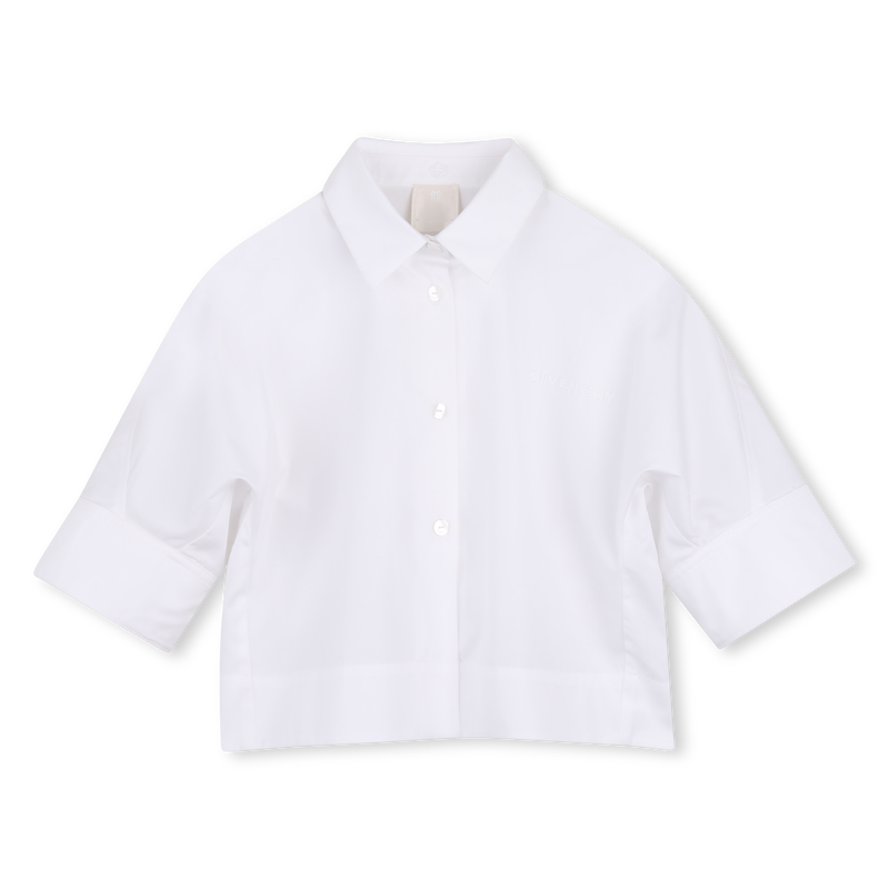 Hemd met halflange mouwen GIVENCHY 
                        MEISJE