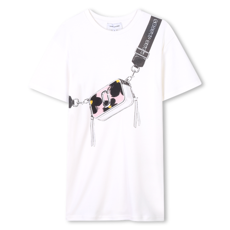 Katoenen jurk met korte mouwen MARC JACOBS 
                        GIRL