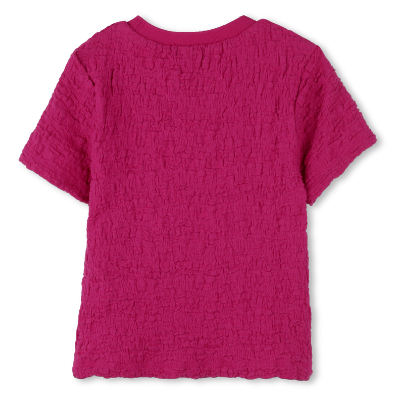 T-shirt met wafelstructuur DKNY 
                        GIRL